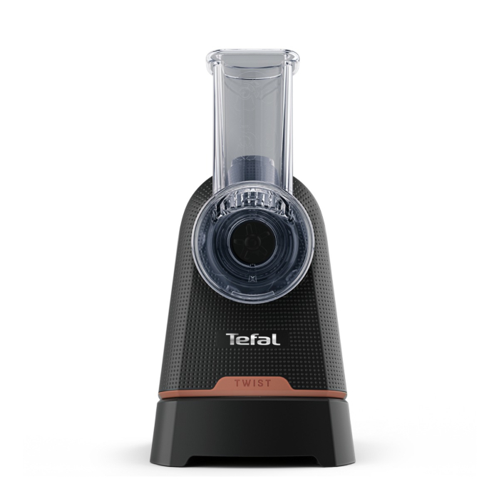 Razatoare electrica 3-in-1 Tefal Fresh Express Twist DN8638E0, 150 W, 3 conuri detasabile pentru razuire fina & grosiera, feliere, negru [9]