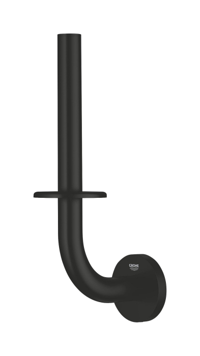 Rezerva hartie igienica Grohe 411862430, 116 mm, 232 mm, 1 role hartie, 2 orificii instalare, 1 rafturi, Negru [2]