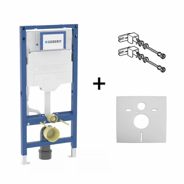 Rezervor wc cu cadru incastrat Geberit Duofix Sigma UP320 sistem de fixare si set izolare fonica [1]
