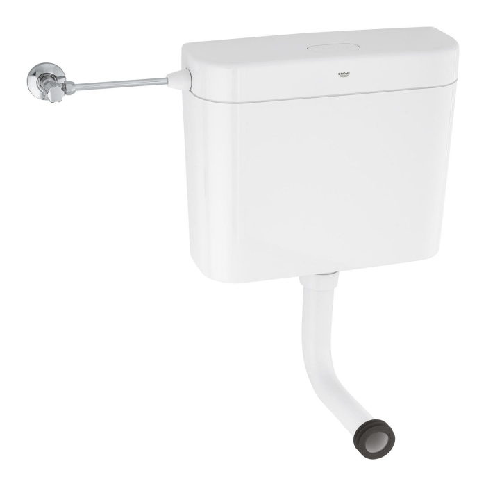 Rezervor WC podea Grohe 37355SH0, pe perete, universal, valva, plastic, alb [2]