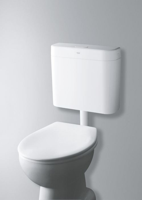 Rezervor WC podea Grohe 37355SH0, pe perete, universal, valva, plastic, alb [6]