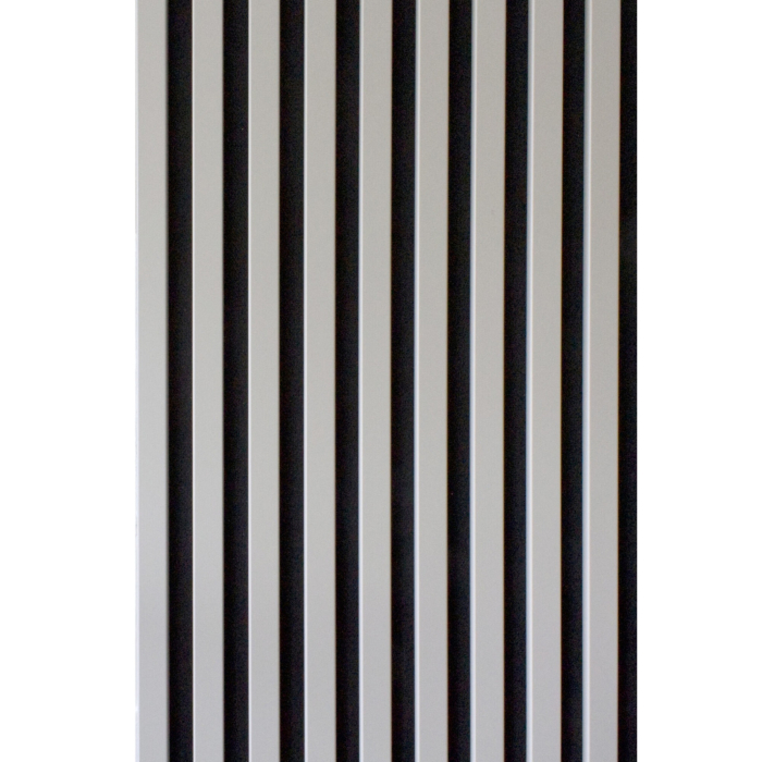 Riflaj MDF decorativ LDA PREMIUM de tip Panou Acustic, Gri Nisip, 260x40 cm [2]