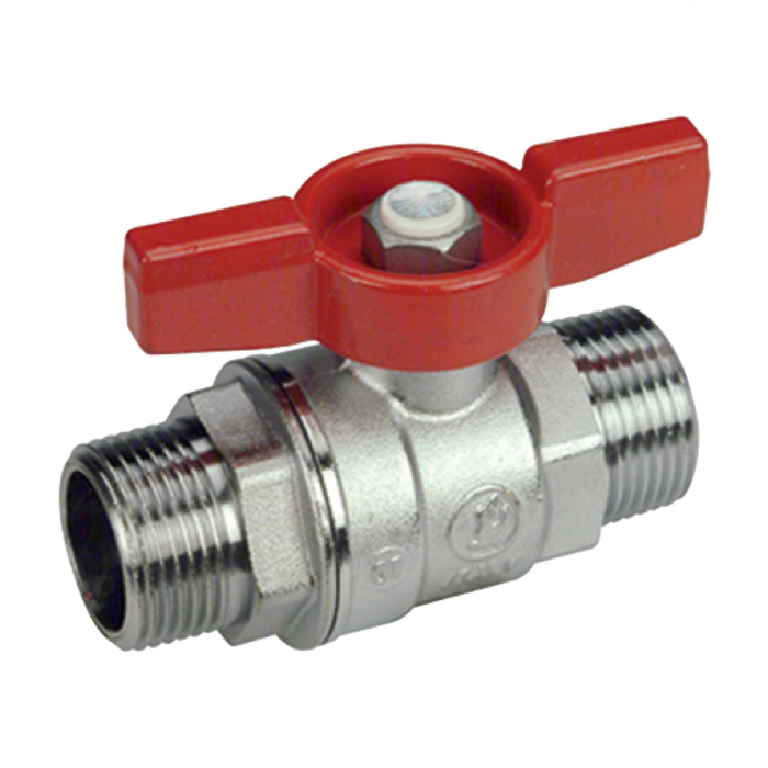 Robinet apa de trecere cu bila sferica Giacomini, 3/4", exterior - exterior, fluture [1]