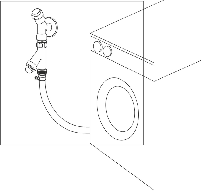 Robinet coltar Grohe 41190000, 70 mm, 120 mm, 1 nr iesiri, 1/2 diametru alimentare, 3/4 diametru iesire 1, Crom [3]