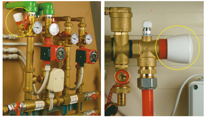 Robinet diferential Giacomini R147NY004, 3/4" filet interior, by-pass pentru instalatii HVAC, alama [5]