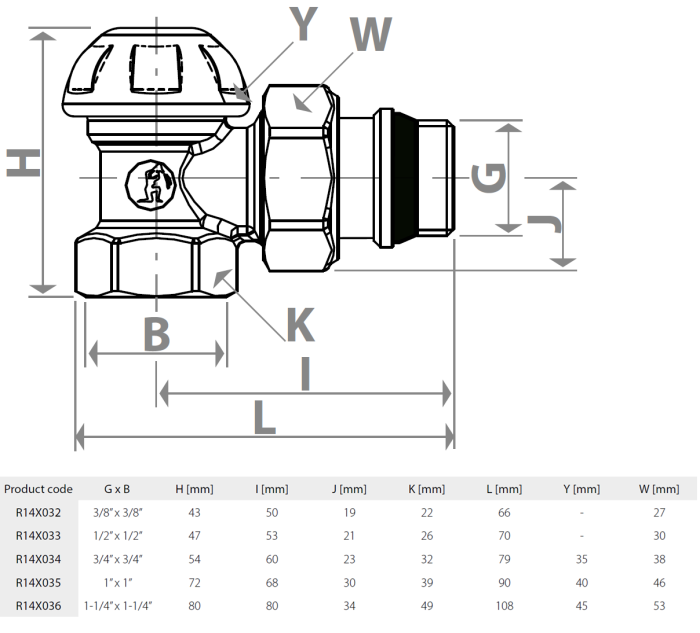 Robinet de retur unghiular Giacomini R14X035, pentru radiator, filet interior-exterior 1”, presiune maxima 16 bar, alama cromata [2]