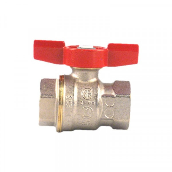 Robinet de Trecere Fluture cu Sfera din alama cromata, Giacomini 3/4 FI-FI [1]