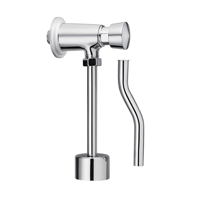 Robinet temporizat urinal Remer Rubinetterie TE855, montaj perete, alama cromata, timp deschidere 6-8 secunde [1]