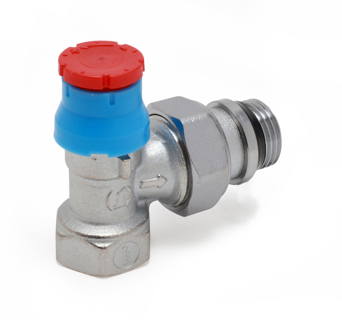 Robinet unghiular Giacomini R401X035, cu optiune termostatica, racord teava fier, alama cromata [1]