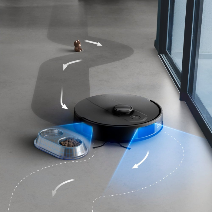Robot de aspirare Rowenta X-Plorer Serie S135+ RR91D5WH, 5000Pa, 120 min autonomie, 2 senzori, scanare 360°, detectare obstacole, harta permanenta, recipient praf 4.5L, recipient apa 280ml, statie inc [7]