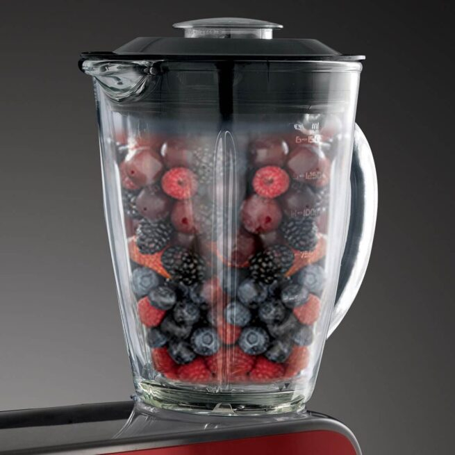 Robot de bucatarie multifunctional Russell Hobbs Desire, bol 3L, accesorii multiple, viteze variabile, rosu [10]
