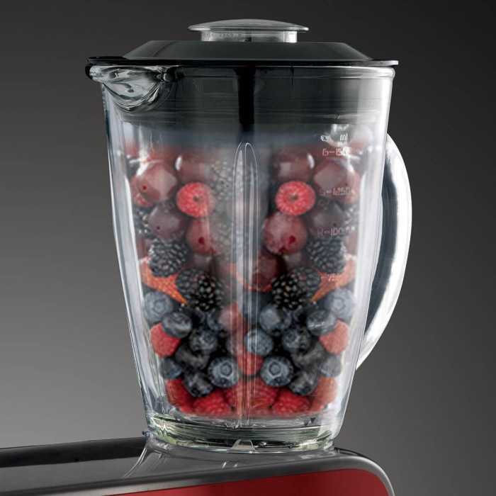 Robot de bucatarie multifunctional Russell Hobbs Desire, bol 3L, accesorii multiple, viteze variabile, rosu [5]