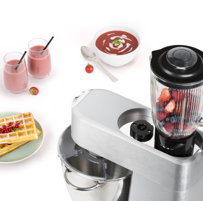 Robot de bucatarie planetar Masterchef Grande TEFAL QB813D38, 1500 W, 8 viteze, bol 6.7 l, 6 accesorii, argintiu [3]