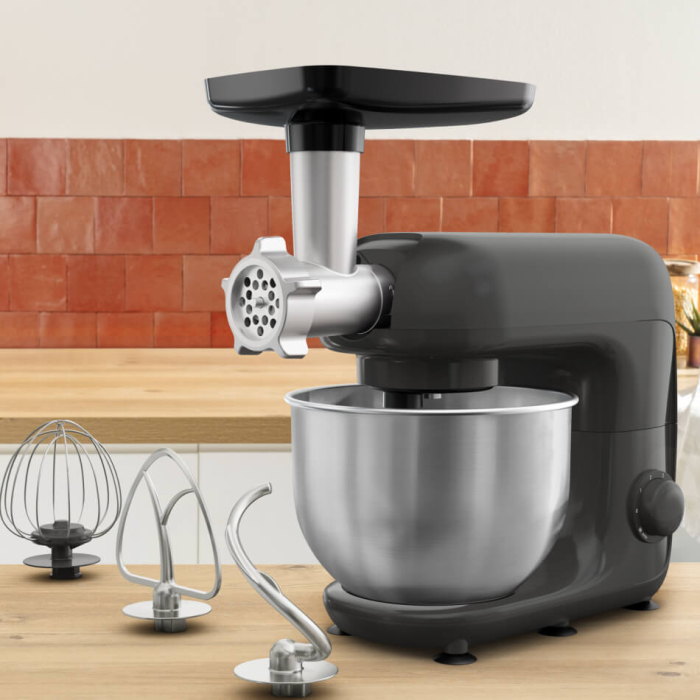 Robot de bucatarie Tefal Bake Essential QB161H38, 800W, capacitate vas 4.8 L, 3 functii - tel, accesoriu incorporare, carlig aluaturi grele, 6 tre [9]