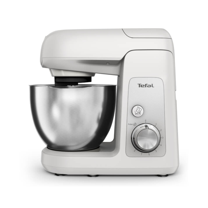 Robot de bucatarie Tefal Bake Partner QB525B38, 1100W,  4.6L, 8 trepte de viteza, functie Pulse, rasnita, tocator carne, tel, carlig aluatur [2]