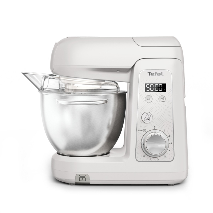 Robot de bucatarie Tefal Bake Partner+ QB540BF0, 1100 W, 4.6 L, 8 trepte de viteza, cantar incorporat, functie Pulse, functie Smart Bake Detect, tel,  [16]