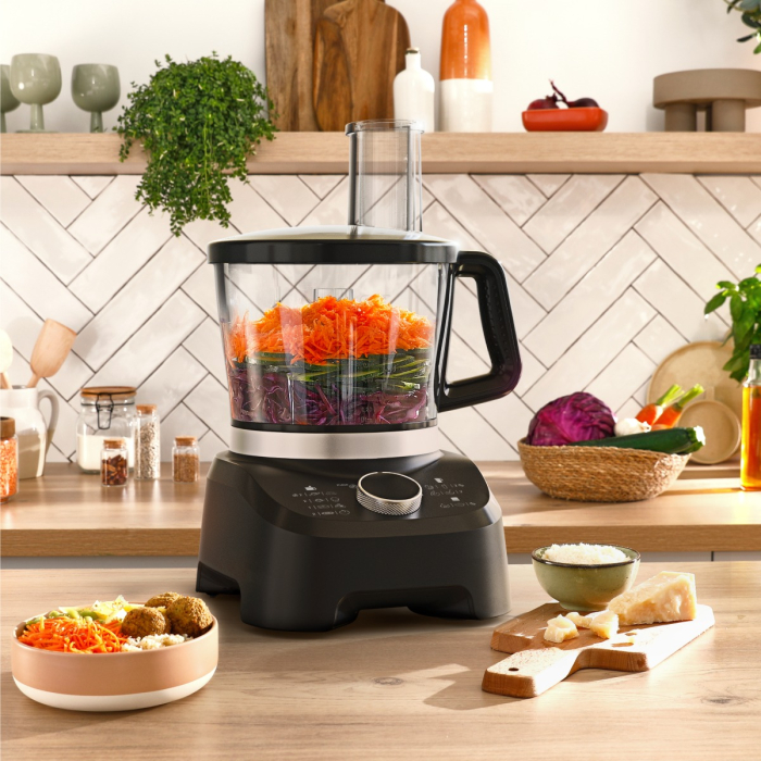 Robot de bucatarie Tefal DoubleForce 3 DO8318E0, 1000 W, 28 functii, 2 trepte viteza, functie Pulse, bol 3 L, blender 2 L, lame Powelix Life cu inveli [5]