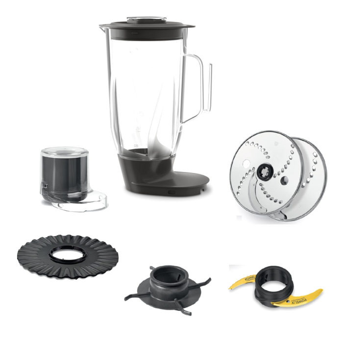 Robot de bucatarie Tefal DoubleForce 3 DO8318E0, 1000 W, 28 functii, 2 trepte viteza, functie Pulse, bol 3 L, blender 2 L, lame Powelix Life cu inveli [11]