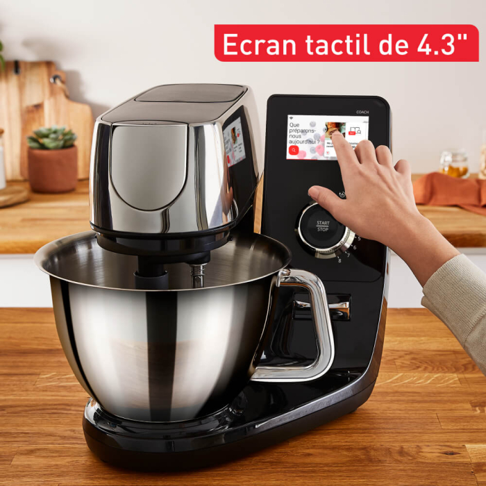 Robot de bucatarie Tefal i-Coach Touch QB950D38, 1200W, 5.5L, ecran tactil, 10 trepte de viteza, 21 programe, negru [14]