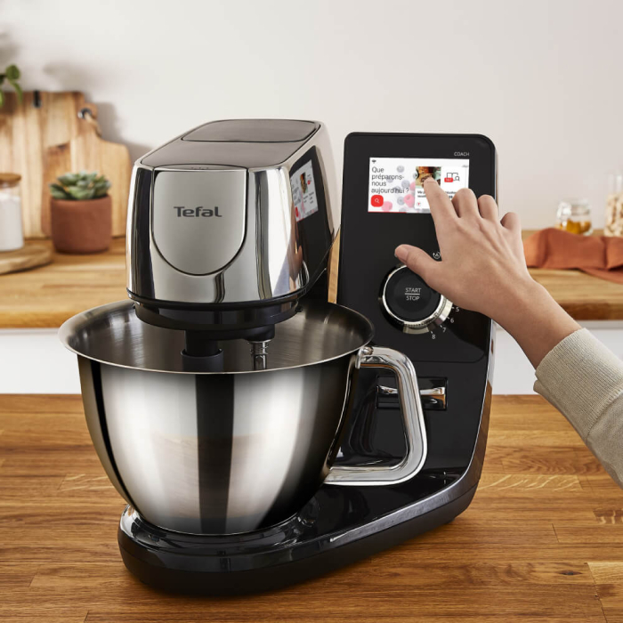 Robot de bucatarie Tefal i-Coach Touch QB950D38, 1200W, 5.5L, ecran tactil, 10 trepte de viteza, 21 programe, negru [15]