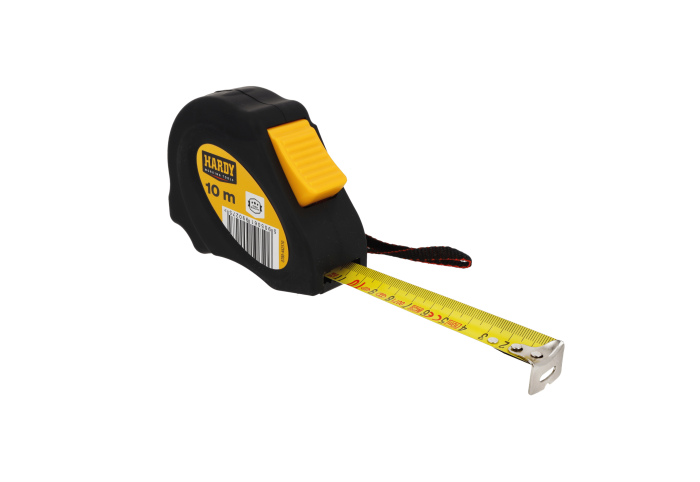 Ruleta de masurat cu blocare automata Hardy seria *44*, 10 m x 25 mm, ambalaj blister [1]