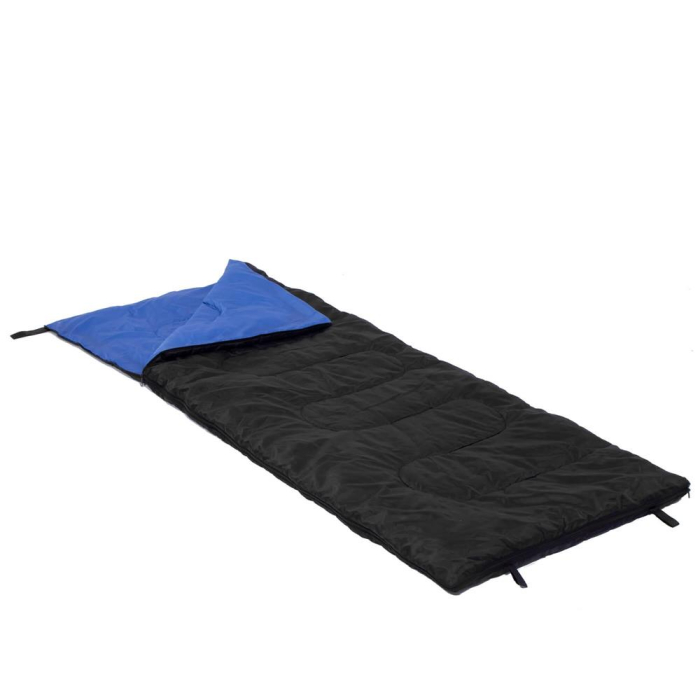 Sac de dormit, cu geanta de transport, 190x73cm, 10-25grade, culoare negru [17]