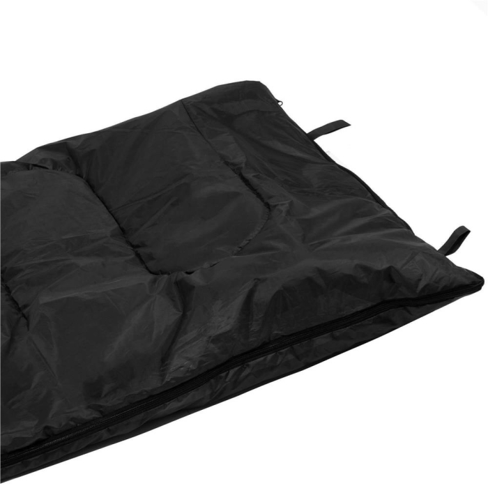 Sac de dormit, cu geanta de transport, 190x73cm, 10-25grade, culoare negru [12]