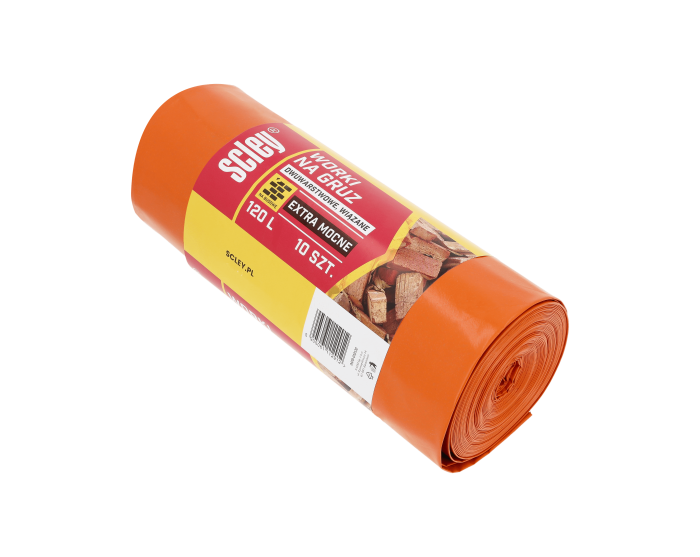 Saci de moloz Scley, capacitate 120l, rola de 10, grosime 110mm, strat dublu [2]