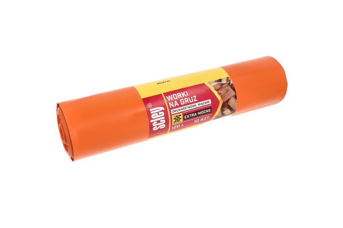 Saci de moloz Scley, capacitate 120l, rola de 10, grosime 110mm, strat dublu [4]