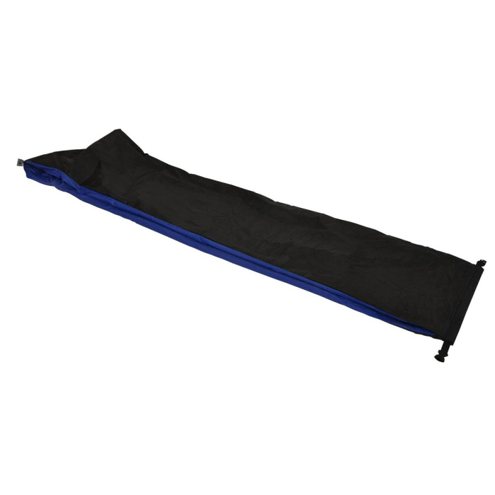 Saltea gonflabila pentru plaja cu pliere rapida, maxim 180kg, 180x70x50 cm, bleumarin si negru [5]