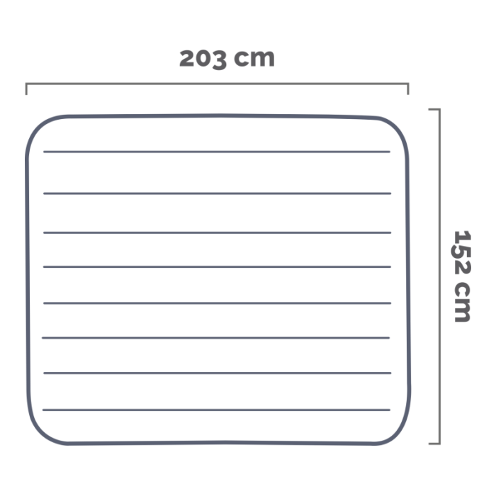 Saltea gonflabila intex prestige downy queen dura-beam fiber-tech, 152x203x25 cm, gri antracit [4]
