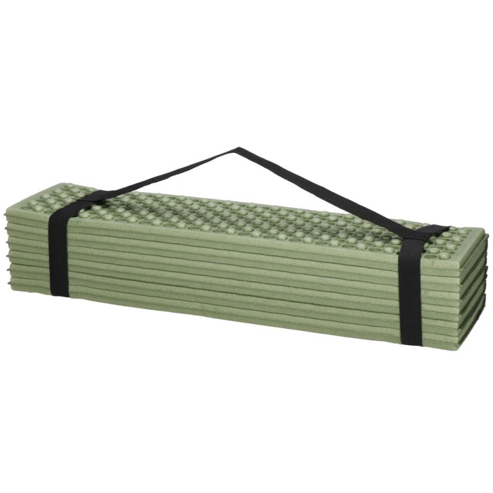Saltea pliabila pentru camping sau plaja, 182x60 cm, spuma XPE, termoizolanta, pliere armonica, 12 segmente, verde [7]