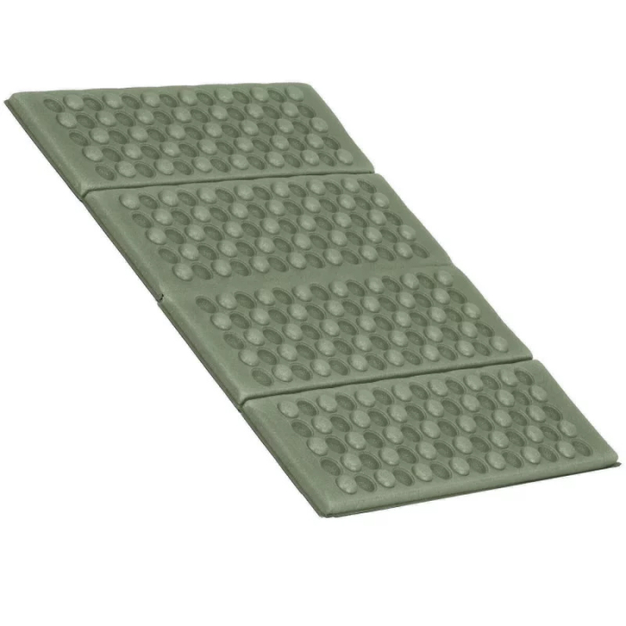 Saltea pliabila pentru sezut la camping sau picnic, spuma XPE termoizolanta, impermeabila, 40x28x1 cm, verde [12]