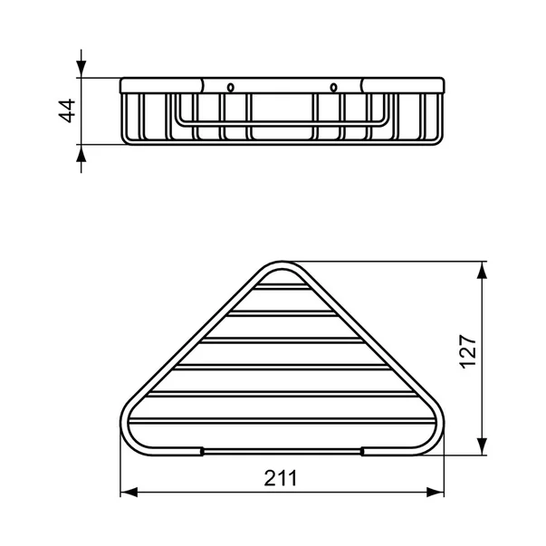 Savoniera de colt negru mat Ideal Standard IOM [2]