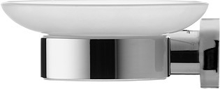 Savoniera Duravit 0099171000, D-Code, tip instalare pe perete, numar orificii instalare 2, elemente fixare ascunse, crom [2]