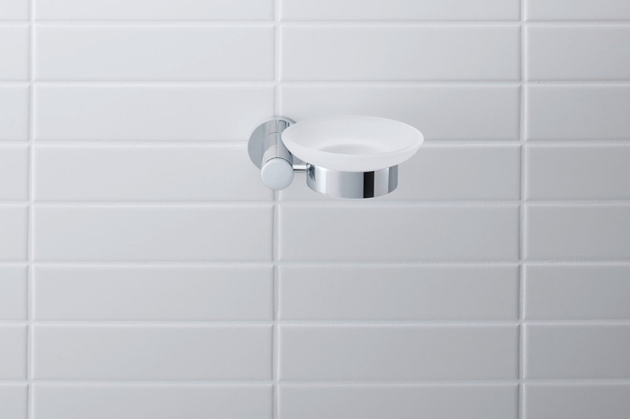 Savoniera Duravit 0099181000, D-Code, tip instalare pe perete, numar orificii instalare 2, elemente fixare ascunse, crom [5]