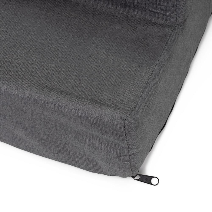 Scara animale companie 3 trepte antiderapanta husa detasabila, 30x45x30 cm, maxim 25 kg, gri inchis [15]