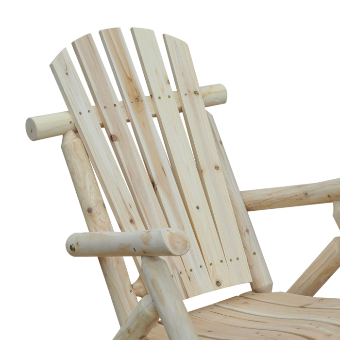  Scaun Balansoar de Gradina Stil Adirondack din Lemn, 66x96x98 cm [9]