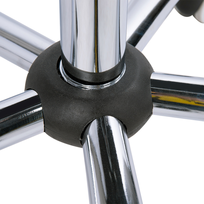  Scaun Birou Alb - Captusit, Reglabil & Mobil pe Roti [7]