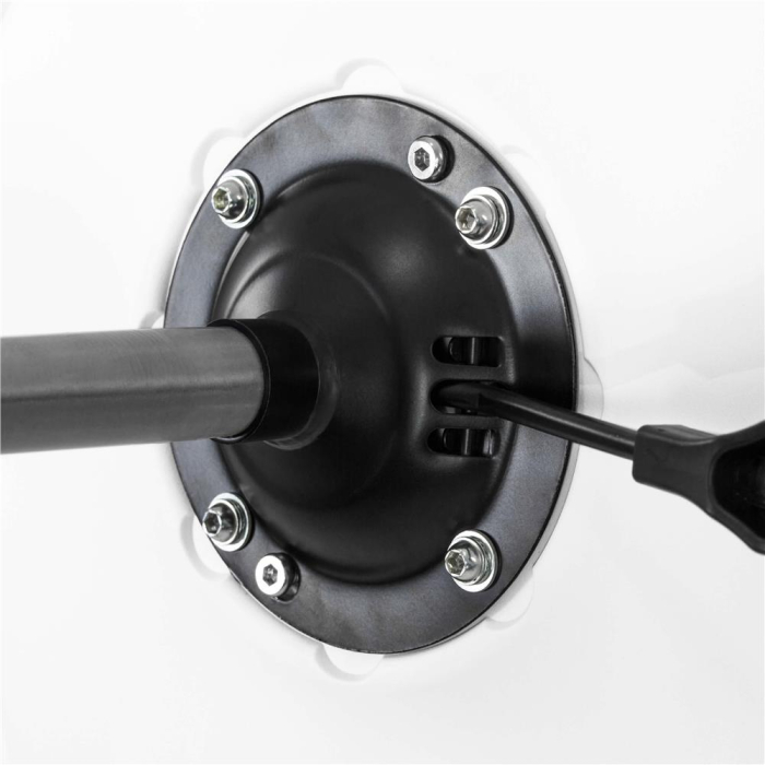 Scaun birou ergonomic, cu sezut din spuma, reglabil pe inaltime, maxim 120 kg, 90x49x48 cm, alb si gri [10]