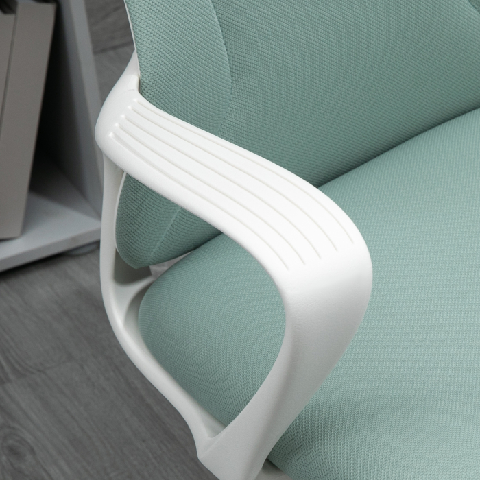  Scaun de birou ergonomic, cu inaltime ajustabila si balans, 62x56x110-119,5 cm, verde [9]