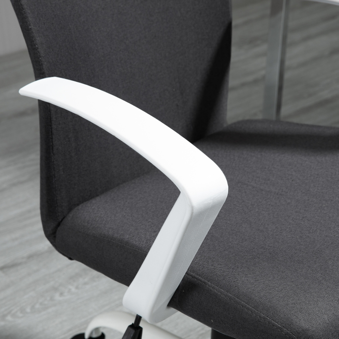  Scaun de Birou Ergonomic si Pivotant pentru Birou, Gri inchis [9]