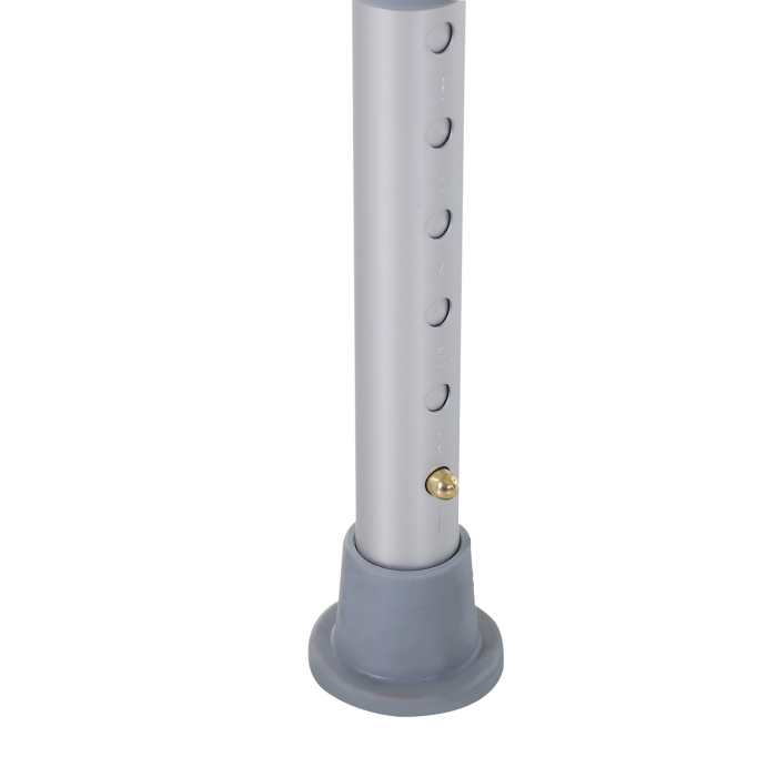  Scaun de Dus cu inaltime Reglabila pe 6 Nivele, Picioare si Brate Antiderapante, 74x53x80-92 cm, Alb [9]