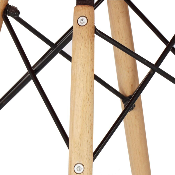 Scaun dining Scandinav pentru bucatarie, 38x42x82cm, gri inchis [14]