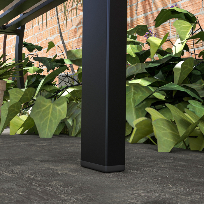  Scaun Dublu de Camping cu Spatar, Negru [8]