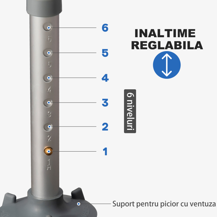  Scaun Dus Batrani - Reglabil, Cotiere si Picioare cu Ventuza [7]