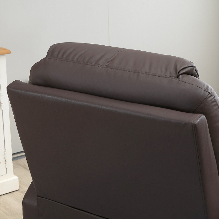  Scaun Electric Ridicare Seniori Piele PU cu Masaj & Telecomanda [9]