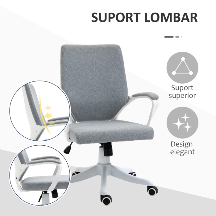  Scaun Ergonomic Birou - Pivotant, Reglabil & Cu Balansoar [7]