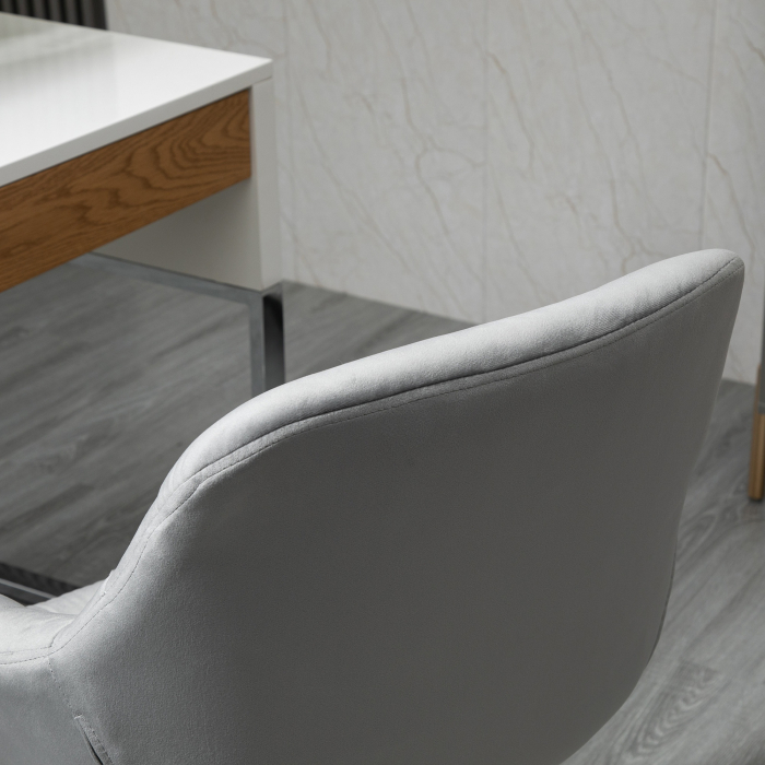  scaun ergonomic de birou, 59x58x80-90 cm, gri [9]