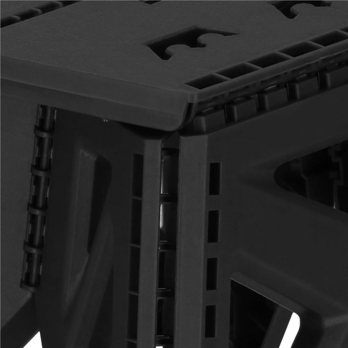 Scaun inaltator multifunctional tip scara, 100 kg, compact, cu maner, 23x31x23 cm, negru [11]